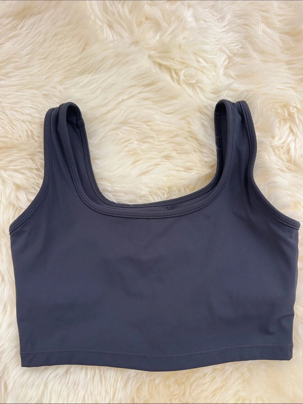 Adanola Square-Neck Sports Bralette - navy blue - Picture 3 of 5